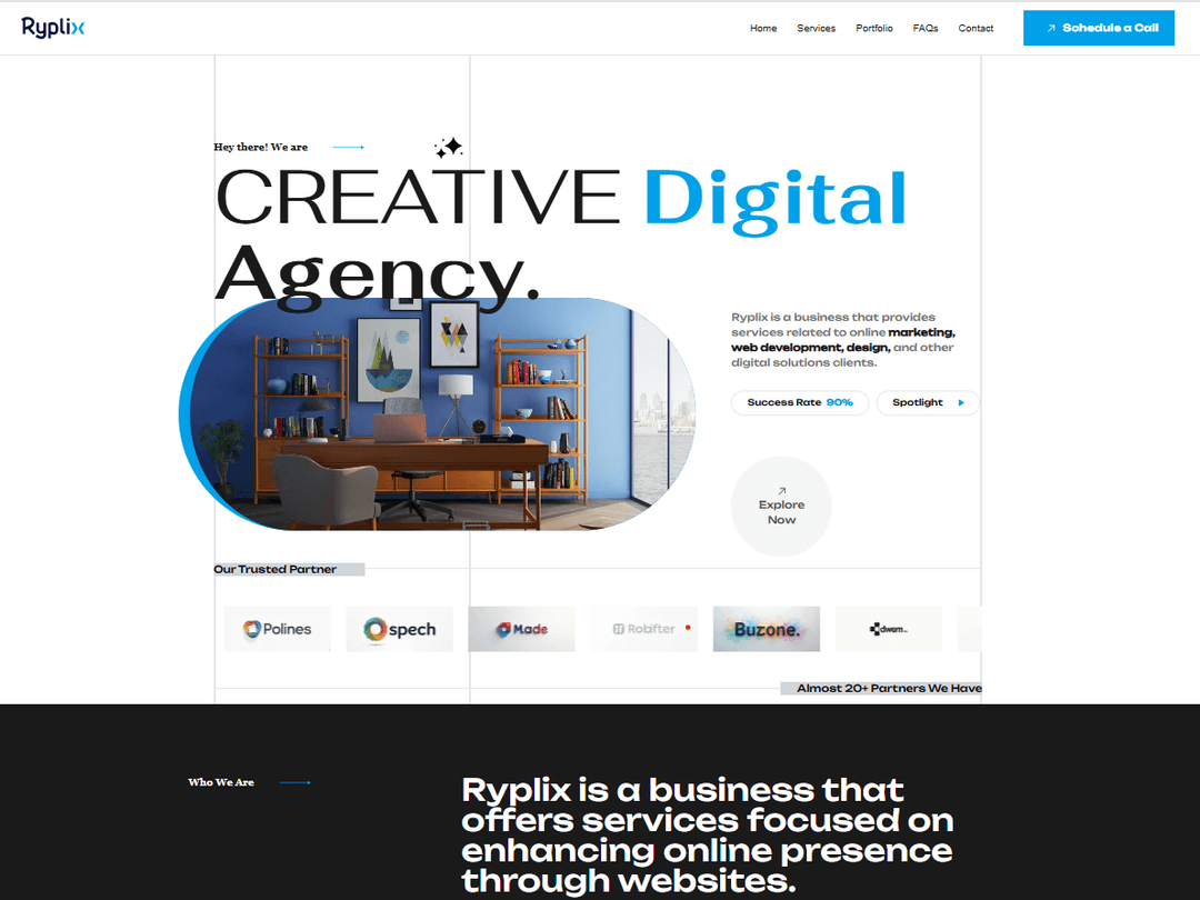 Agency Website Preview