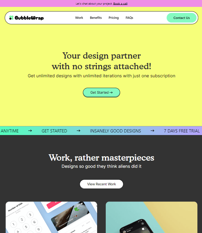 Bubble-warp Clone Preview